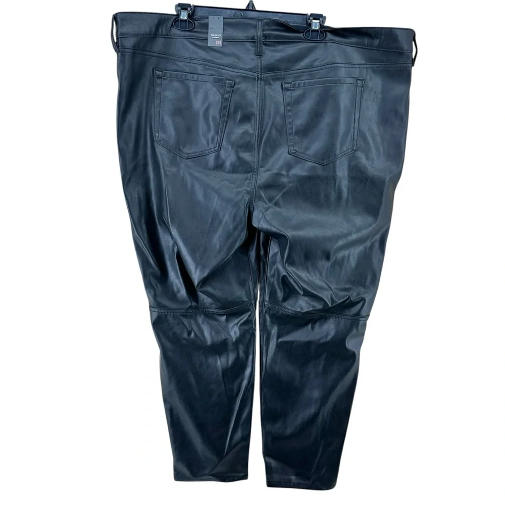 NWT Tall Length Torrid perfect skinny faux, leather high-rise pant plus size 24T